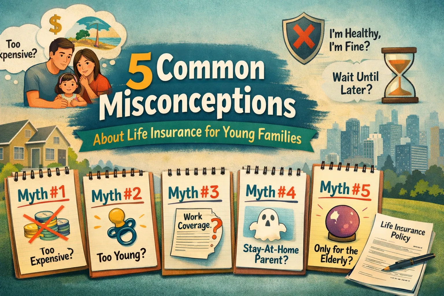 5 Life Insurance Myths Young Canadian Families Should Stop Believing